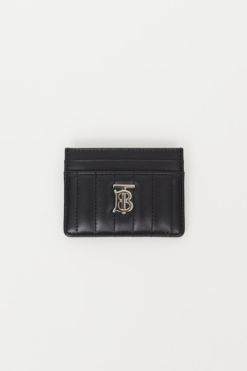 Burberry Black Quilted Leather Lola Cardholder