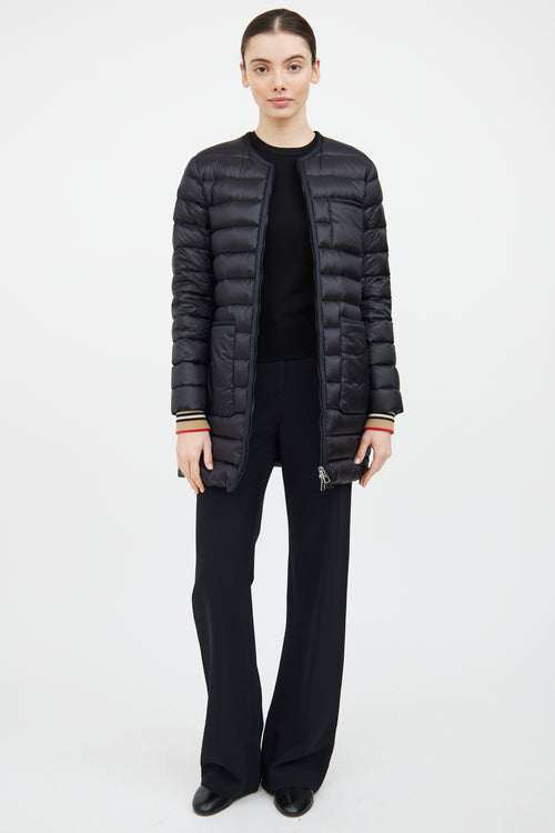 Burberry Black 
Multi Down Coat