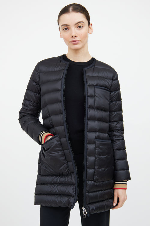 Burberry Black 
Multi Down Coat