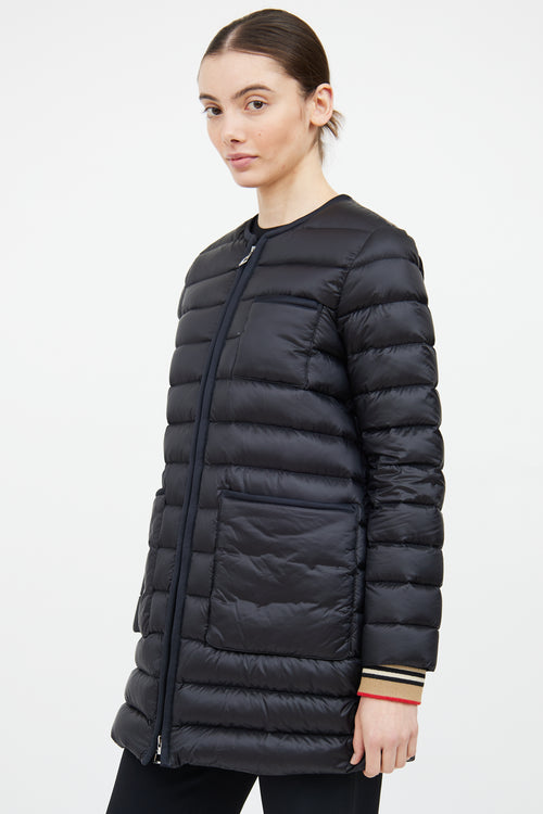 Burberry Black 
Multi Down Coat