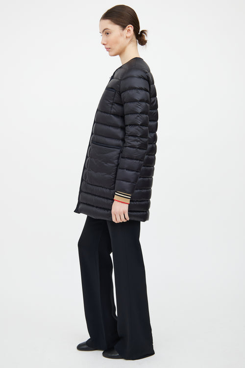 Burberry Black 
Multi Down Coat