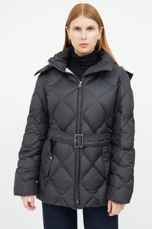 Black Down Puffer Jacket