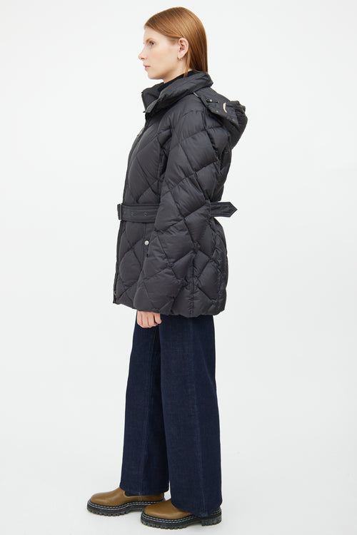 Black Down Puffer Jacket