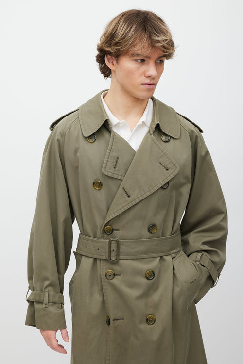 Burberry Brown Belted Trench Coat