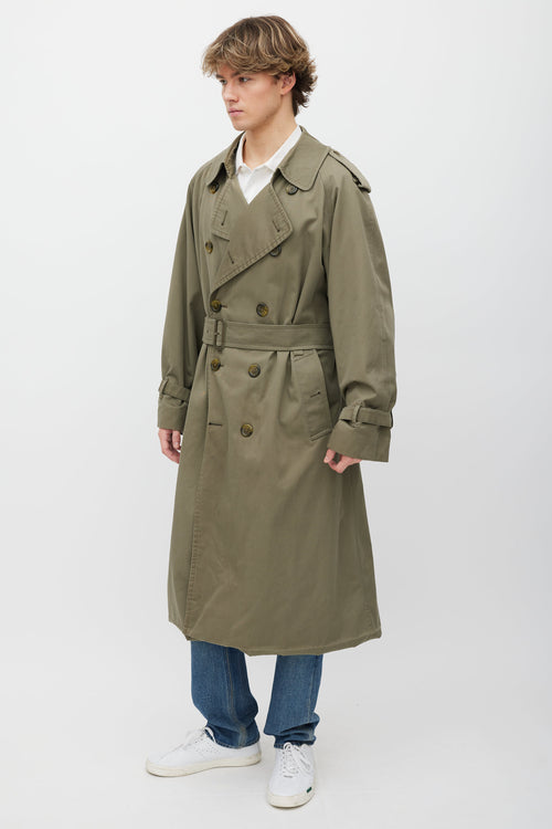 Burberry Brown Belted Trench Coat