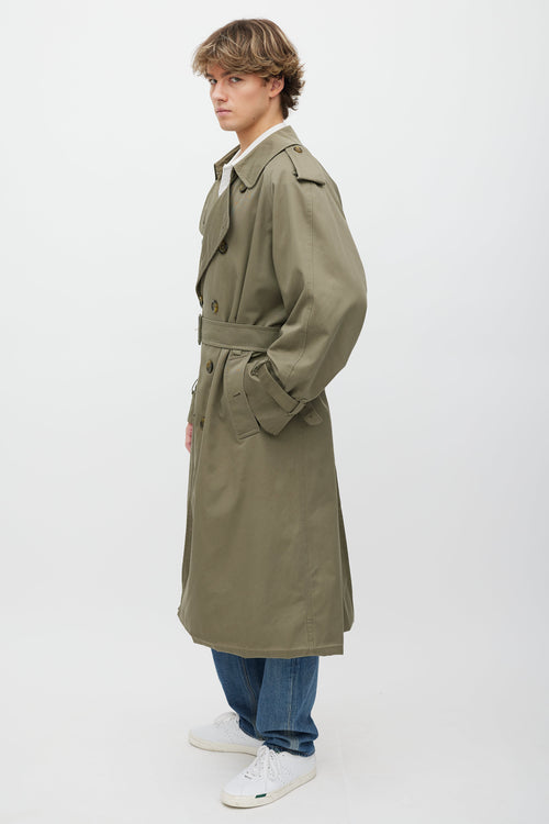 Burberry Brown Belted Trench Coat