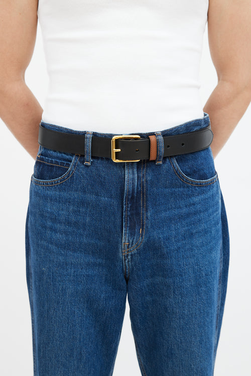 Burberry Brown 
Black Belt