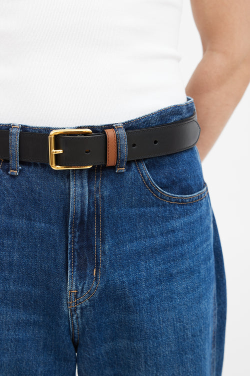 Burberry Brown 
Black Belt