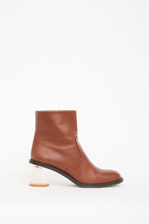 Burberry Brown Leather Westella Boot