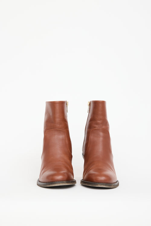 Burberry Brown Leather Westella Boot