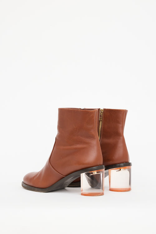 Burberry Brown Leather Westella Boot