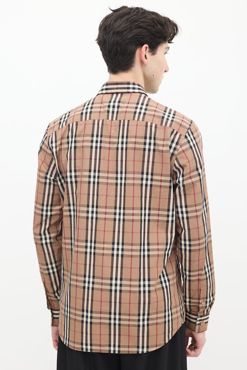 Burberry Brown 
Multi Nova Check Shirt