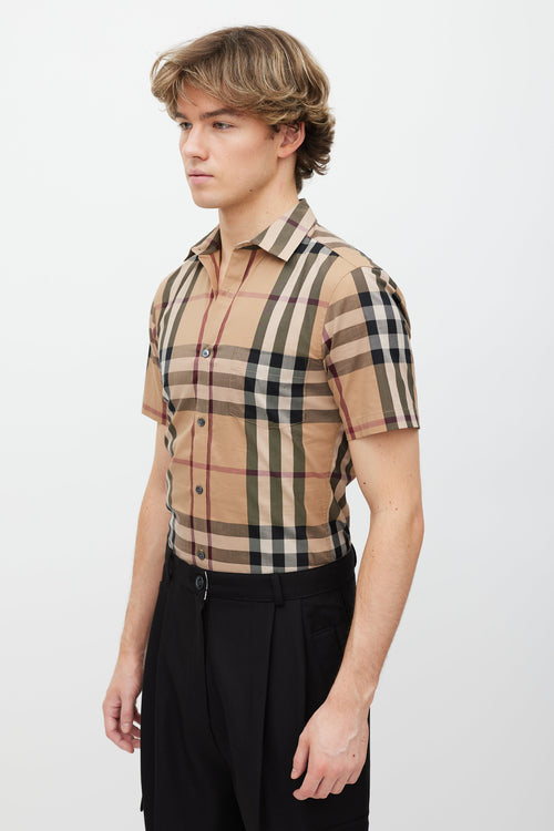 Burberry Brown Nova Check Shirt