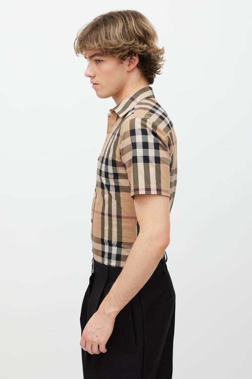 Burberry Brown Nova Check Shirt