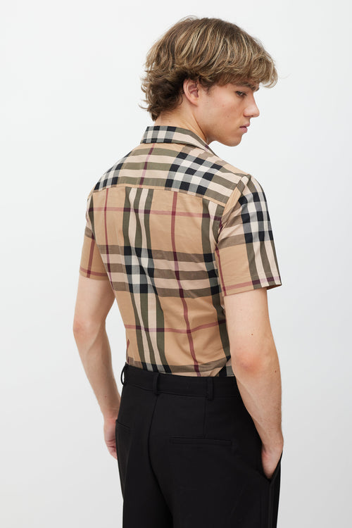 Burberry Brown Nova Check Shirt