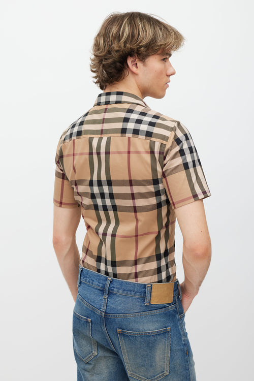 Burberry Brown Nova Check Shirt