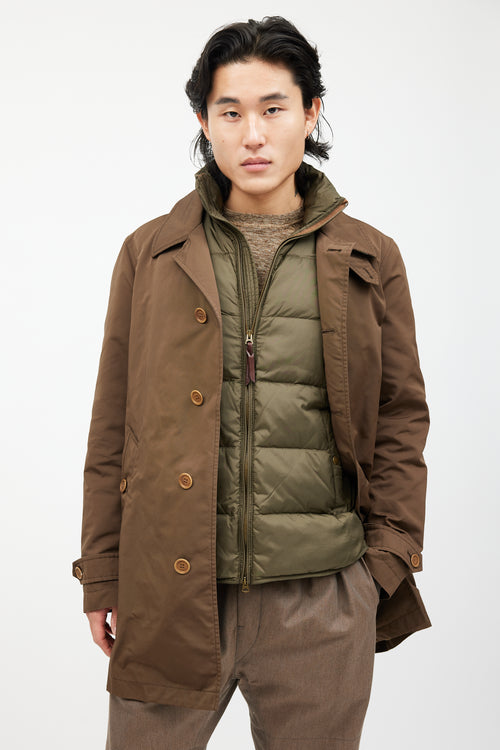 Burberry Brown Padded Coat