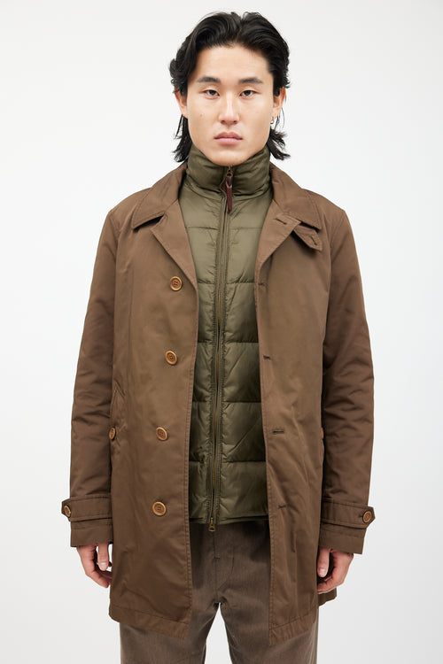 Burberry Brown Padded Coat