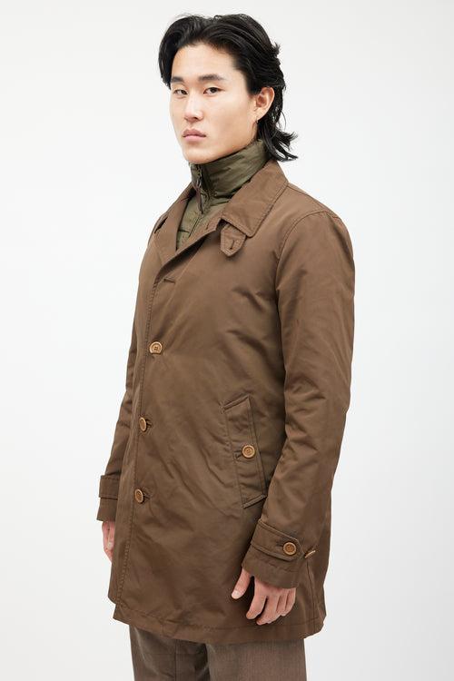 Burberry Brown Padded Coat