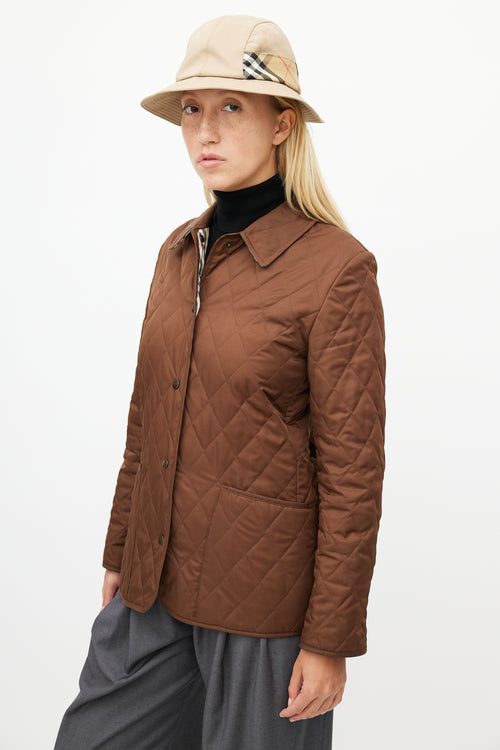 Burberry Brown Quilted Jacket