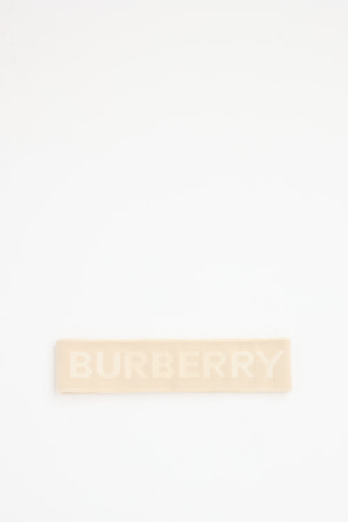 Burberry Logo Knit Headband