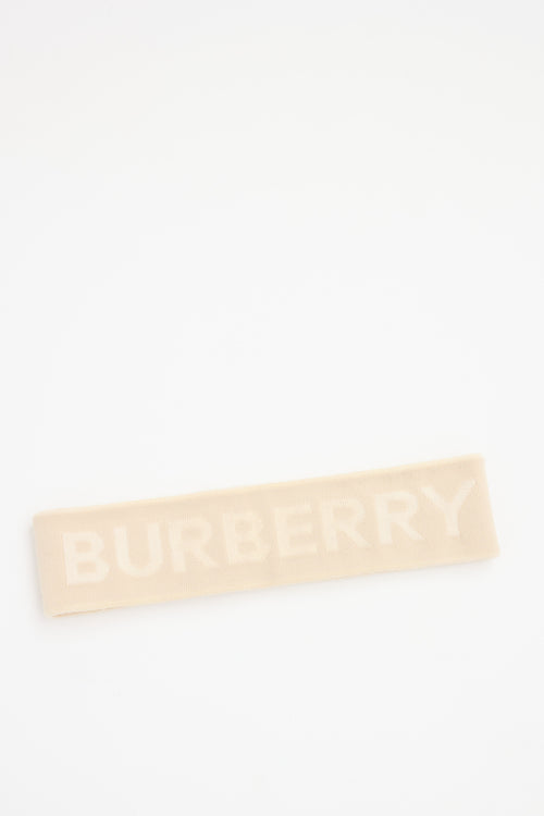 Burberry Logo Knit Headband