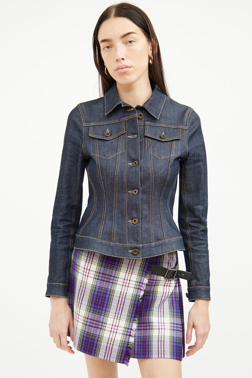 Burberry Prorsum Dark Wash Denim Jacket