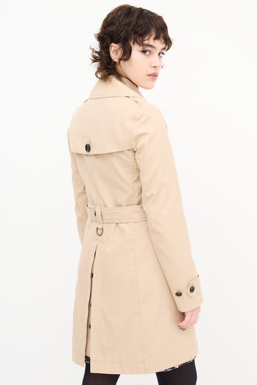 Burberry Double Breasted Trench Coat