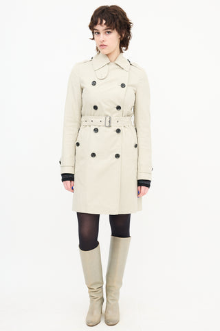 Burberry Double Breasted Trench Coat