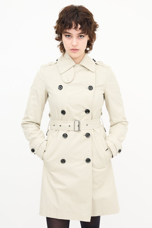 Burberry Double Breasted Trench Coat