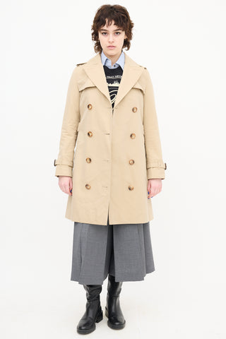 Burberry Double Breasted Trench Coat