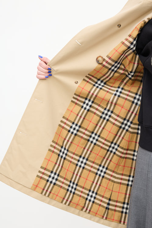 Burberry Double Breasted Trench Coat