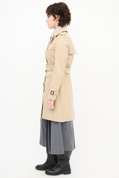 Burberry Double Breasted Trench Coat