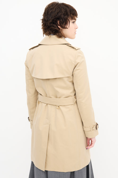 Burberry Double Breasted Trench Coat