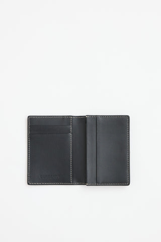 Burberry Geometric Check Bifold Wallet