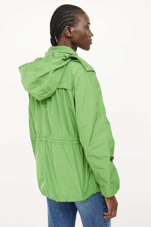 Burberry Green Nylon Utility Jacket