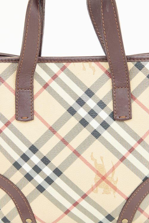 BurberryHaymarket Check Tote Bag