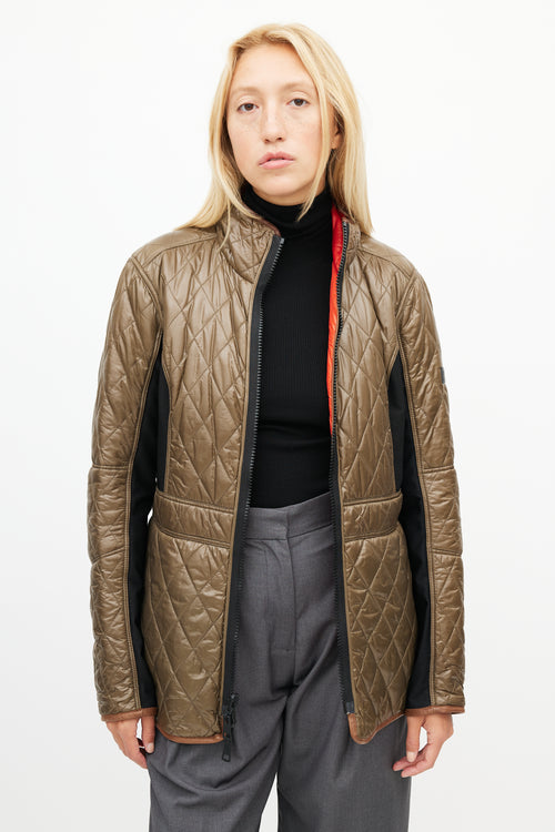 Burberry Multicolour Quilted Reversible Jacket