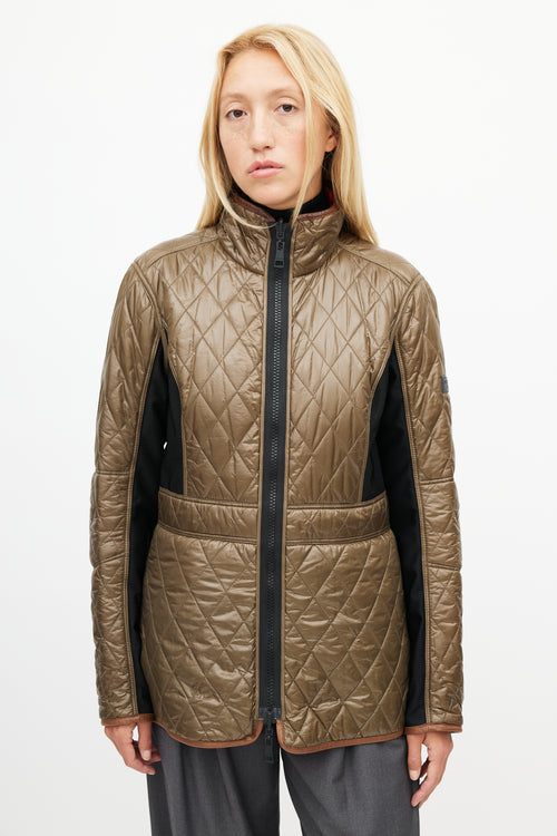 Burberry Multicolour Quilted Reversible Jacket