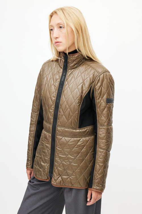 Burberry Multicolour Quilted Reversible Jacket