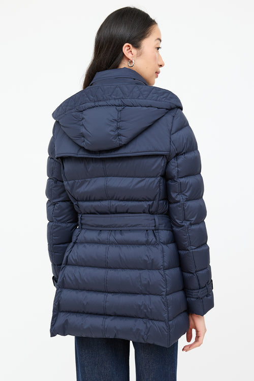 Burberry Double Breasted Puffer Coat