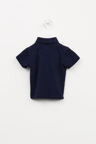 Burberry Kids Navy Polo Shirt