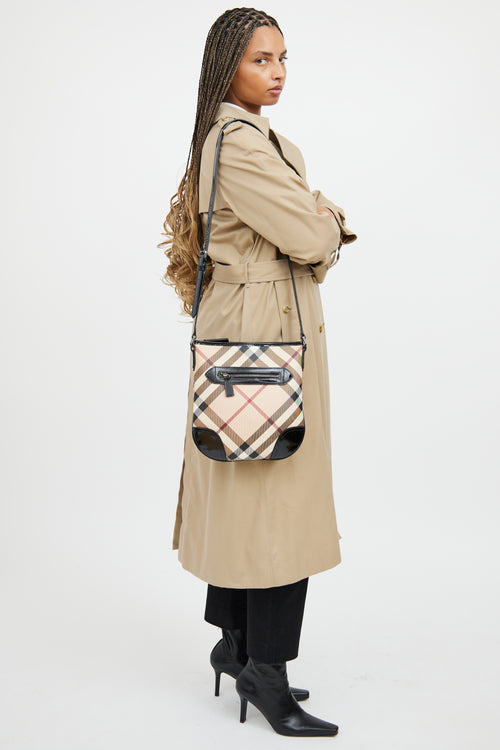 Beige Nova Check Dryden Bag