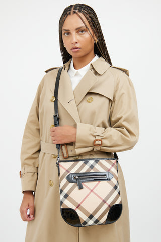 Beige Nova Check Dryden Bag