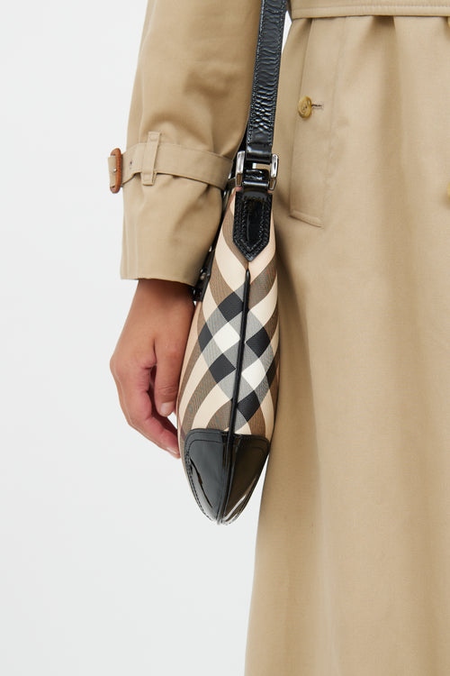 Beige Nova Check Dryden Bag