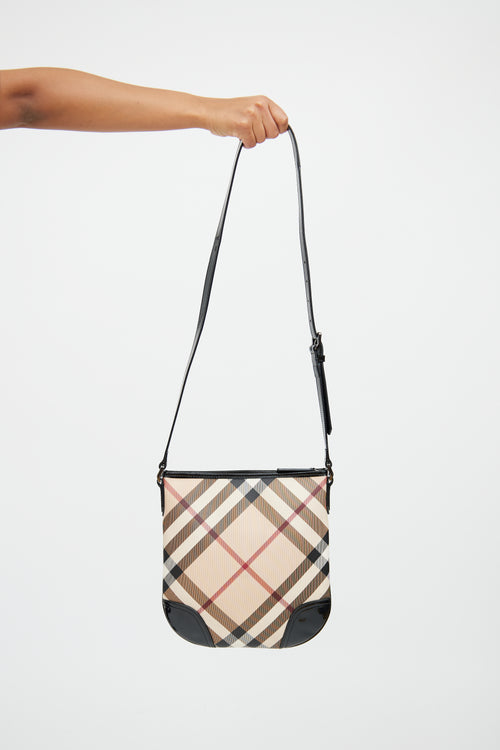 Beige Nova Check Dryden Bag