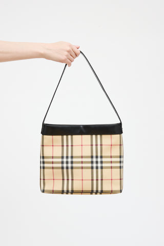 Burberry Beige 
Black Nova Check Tote