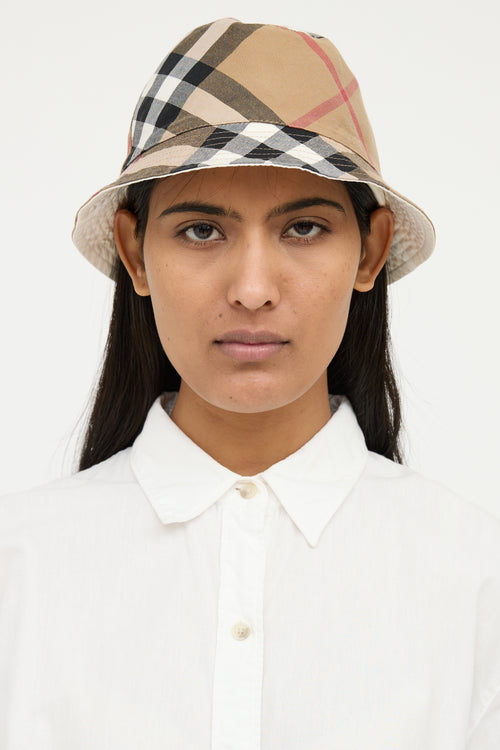 Burberry Nova Check Reversible Bucket