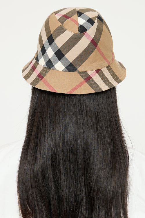 Burberry Nova Check Reversible Bucket