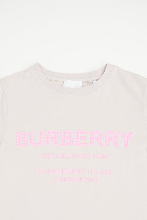 Burberry Pink Chest Logo T-shirt